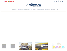 Tablet Screenshot of 3pommes.com